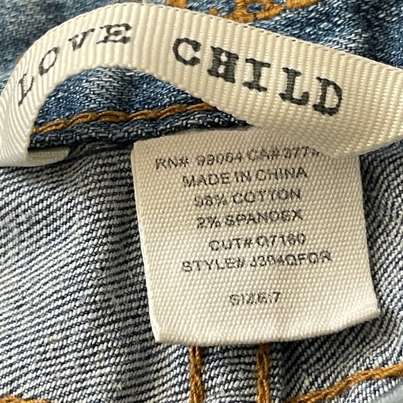 Billabong Flare Distressed Jeans, Sz 7L - Picture 11 of 13